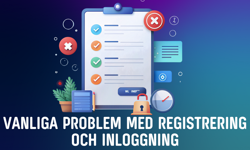 Översikt över vanliga problem som uppstår vid registrering